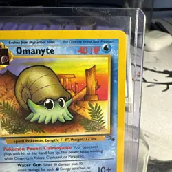 Omanyte 52/62 Pokemon TCG 1st Edition Fossil NM Vintage 1999 Card - Image 4