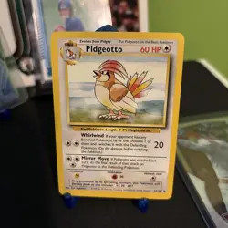 Pidgeotto 28/130 Base Set 2 WOTC 1999 Pokemon LP Vintage - Image 1