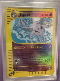 PSA 8 Espeon Reverse Holo 11/147 Aquapolis 2003 - Pokemon TCG - Image 2