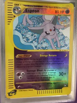 PSA 8 Espeon Reverse Holo 11/147 Aquapolis 2003 - Pokemon TCG - Image 3