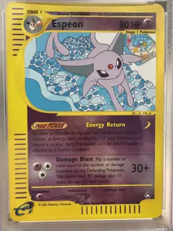 PSA 8 Espeon Reverse Holo 11/147 Aquapolis 2003 - Pokemon TCG - Image 4