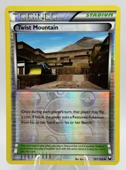 Twist Mountain 101/108 Dark Explorers Uncommon Reverse Holo Pokemon TCG - MP - Image 1