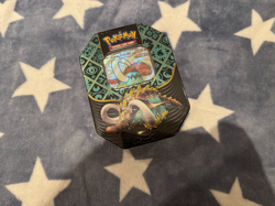 Pokemon TCG Paldean Fates Tin Great Tusk - Image 1