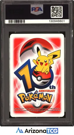 Pokemon 2006 Rhydon/Rhyhorn Red-5 of Spades 10th Anniversary Playing Cards PSA 9 - Image 2