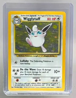 Wigglytuff 1999 Pokemon Jungle #16 Holo - Image 1