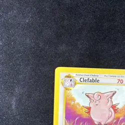 Vintage Pokemon Clefable 17/64 Jungle Non-holo Rare WotC 1999 NM - Image 3