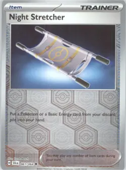 Night Stretcher Reverse Holo Pokemon tcg SV: Shrouded Fable #061/064 - Image 1