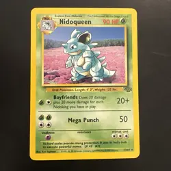 Pokemon Vintage Non-holo Rare Nidoqueen Jungle 23/64 WotC 1999 - Image 1