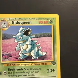 Pokemon Vintage Non-holo Rare Nidoqueen Jungle 23/64 WotC 1999 - Image 3