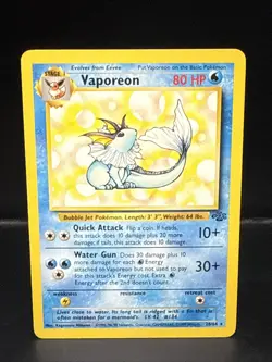 Pokemon TCG Vaporeon 28/64 Jungle Set Non-Holo Rare, Unlimited - Image 1