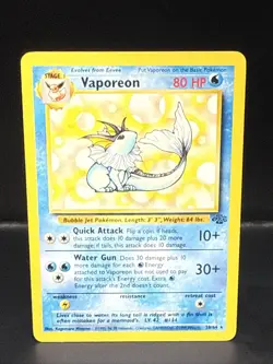 Pokemon TCG Vaporeon 28/64 Jungle Set Non-Holo Rare, Unlimited - Image 2