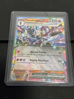 Ceruledge ex 036/191 Double Rare Pokemon TCG SV08: Surging Sparks NM - Image 3