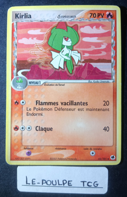 Carte Pokemon Kirlia Especes Delta 33/101 Ex Ile des Dragons Unco FR - Image 1