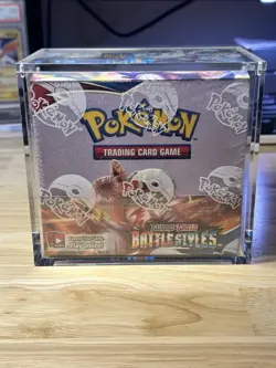 Pokemon TCG: Sword & Shield Battle Styles Booster Box SEALED + Acrylic Case - Image 1