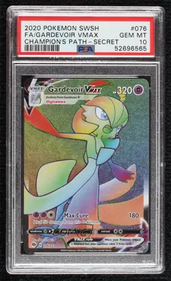 Secret - Gardevoir VMAX Pokemon Sword & Shield Champion's Path PSA 10 GEM MT - Image 1