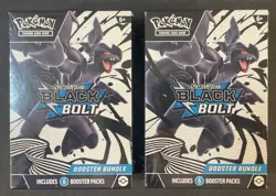 Pokemon TCG Scarlet & Violet Black Bolt Booster Bundle New Factory Sealed MINT - Image 1