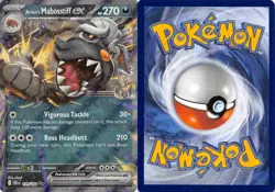 Arven's Mabosstiff ex 139/182 Destined Rivals Pokemon Reverse Holo NM - Image 3