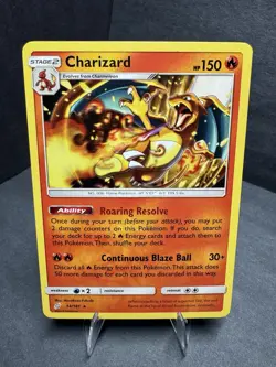 Pokemon TCG: Charizard 14/181 Non-holo Sun & Moon Team Up Rare Pokemon TCG - Image 2