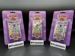 Lot of (3) Yu-Gi-Oh! Elemental Energy 1st Edition Blister Booster Pack Sealed - Image 1