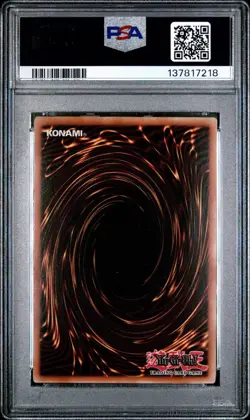 YU-GI-OH Exodia The Forbidden One LOB-124 PSA 9 Original Misprint Foil Shift - Image 3