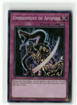 Yugioh Embodiment of Apophis MZTM-EN104 Collector's Rare 1st Ed NM - Image 1