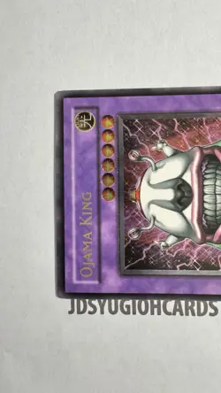 2004 YUGIOH 1ST ED SOD-EN034 OJAMA KING Ultimate Rare NM - Image 2