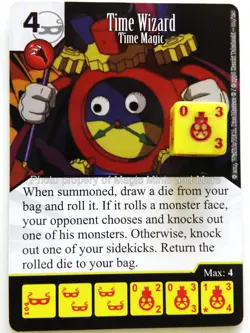 Yu-Gi-Oh! ~ TIME WIZARD Time Magic #104/120 rare Yugioh Dice Masters card - Image 1