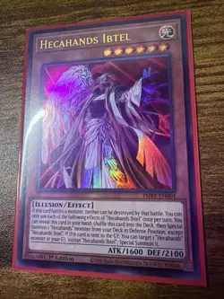Yugioh! 1x Hecahands Ibtel PHRE-EN001 Ultra Rare 1st Ed NM - Image 3