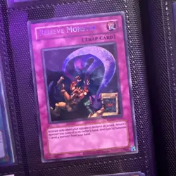 Yugioh 1x Relieve Monster Secret Rare RP01-EN093 Retro Pack 1 2020 Reprint - Image 1