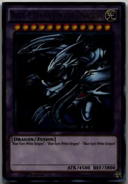 Blue-Eyes Ultimate Dragon Ultra Rare Legendary Decks II LDK2-ENK40 LP - Image 1