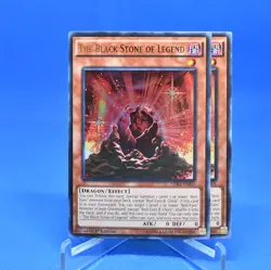 Yu-Gi-Oh! 2x The Black Stone of Legend [LDK2-ENJ05] Ultra Rare 1st Ed VLP - Image 1