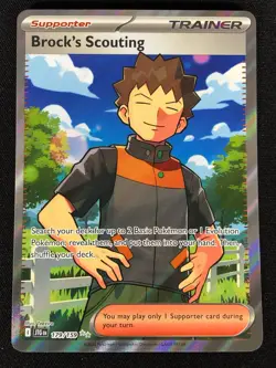 Pokemon Brock's Scouting 179/159 Ultra Rare Holo (NM) - Image 1