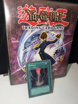 YU-Gi-OH Raigeki LOB-053 1st Edition Super Rare Asian English VLP - Image 1