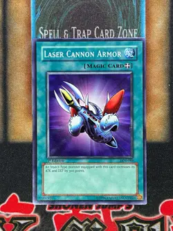 Yugioh Laser Cannon Armor LOB-089 Common 1st Ed ASIAN ENGLISH NM - Image 1