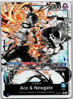 Ace & Newgate Alternate Art ST22-001 Starter Deck 22: Ace & Newgate One Piece - Image 1