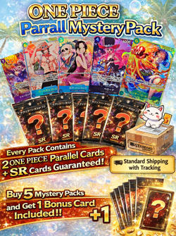 ONE PIECE Card JP Guaranteed 5 Card Lot 2 Parallel + 3 Super Rare (No Bulk) - Image 1