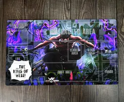 O-P OPCG TCG CCG Table Pad Roronoa Zoro Playmat Trading Card Game Mat Mousepad - Image 1
