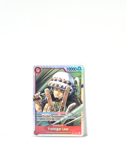One Piece English Trafalgar Law OP14-009 SR The Azure Sea's Seven Super Rare - Image 1