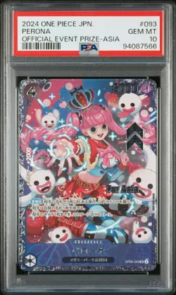 Perona One Piece 2024 Official ASIA Event Prize Promo SR Japanese #093 PSA 10 - Image 1