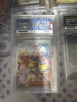 Pokemon Card Ace 10 Iono 269/193 Paldea Evolved Special Illustration Rare - Image 1