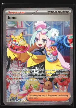 Iono 269/193 SV02: Paldea Evolved Special Illustration Rare Pokemon Card - Image 1