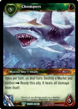Chompers - Throne of the Tides - World of Warcraft TCG - Image 1