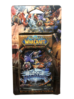 x20 World Of warcraft 2010 WoW TCG Blood of the Gladiator Booster Blister Pack - Image 1