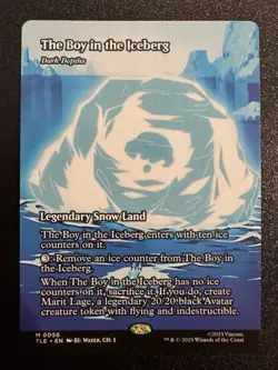 Mtg. The Boy in the Iceberg - Dark Depths. Borderless. Avatar The Last Airbender - Image 2