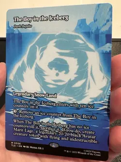 Mtg. The Boy in the Iceberg - Dark Depths. Borderless. Avatar The Last Airbender - Image 5