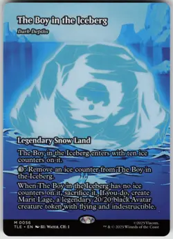 MTG The Boy in the Iceberg - Dark Depths (Borderless) Normal NM Avatar: The Last - Image 1