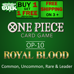 One Piece Card Game - OP-10 - Royal Blood - English - C / UC / R / L Singles - Image 1