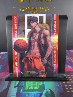 Monkey D Luffy SSR Rare Card Premium One Piece Anime Manga Collectible CCG OP - Image 2