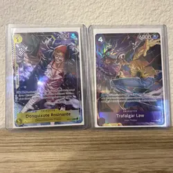 Rosinante & Trafalgar Law Illustration Box Volume 6 Promos OP12-108 & P-093 MINT - Image 1