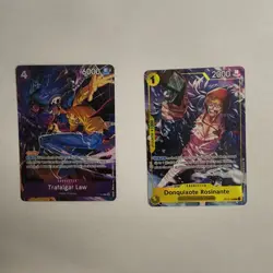 Rosinante & Trafalgar Law Illustration Box Volume 6 Promos OP12-108 & P-093 - Image 1